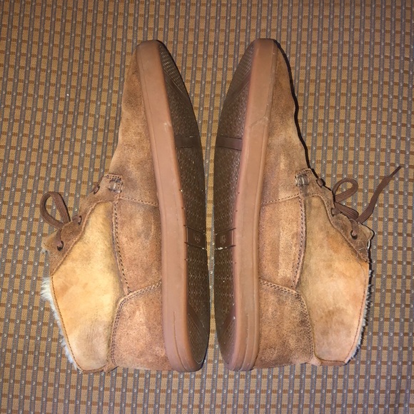 UGG Men’s Kramer Bomber Chestnut Boots Size 11 - Picture 12 of 16